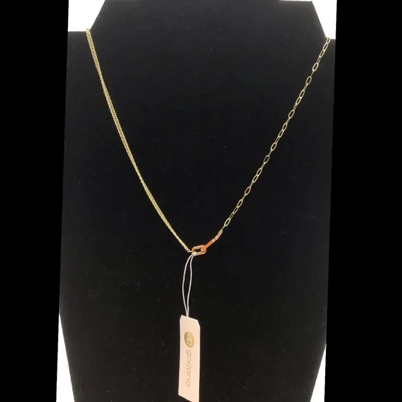 Gorjana 18K Gold Plated Dylan Link Dual Chain Necklace - Picture 4 of 7